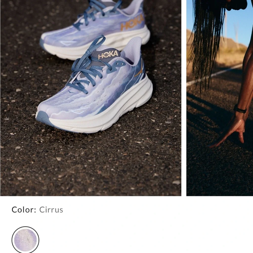 Hoka x Free People Clifton 9 Running Shoes - Picture 8 of 8